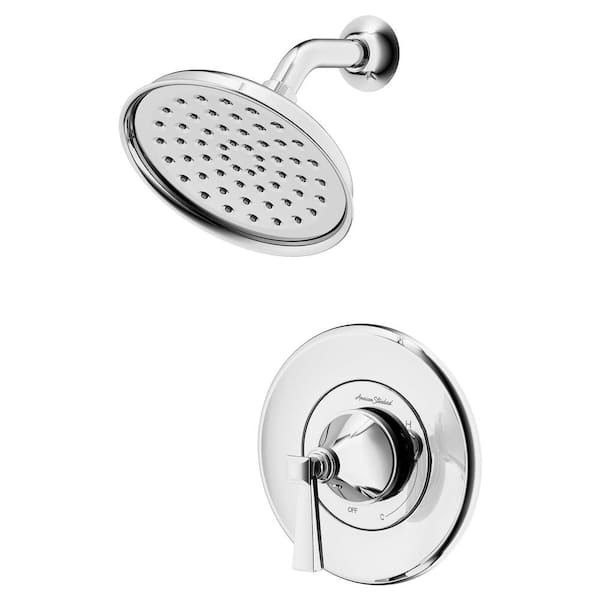 Rumson 8 in. Widespread Bathroom Faucet and Single-Handle 1-Spray Shower Faucet in Polished Chrome (Valve Included)