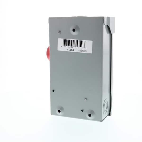 HI Siemens US2:HNF361RPV 30-Amp 3 Pole 600-volt DC PV 3 Wire N Fused Heavy Duty Safety Switches Siemens