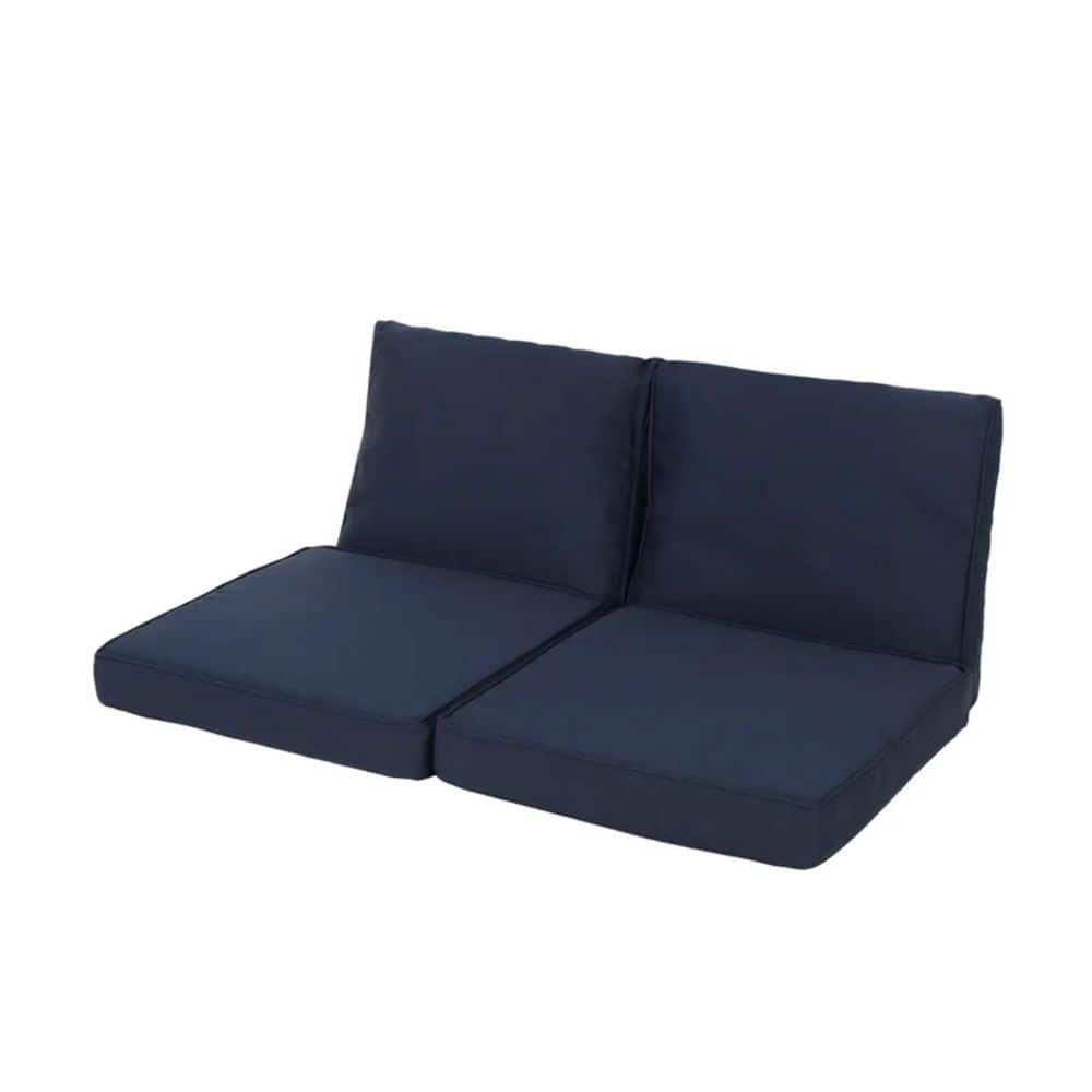 22 in. x 17.75 in. Outdoor Patio Chaise Lounge Cushion in Navy Blue (Set of 2) price history on PriceWatchPro