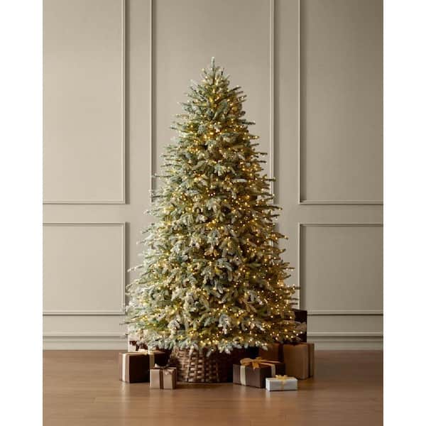 7.5 ft. Grand Duchess Twinkling Balsam Fir Flocked LED Pre-Lit Artificial Christmas Tree T26