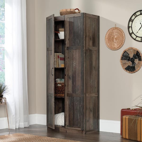 SAUDER Reclaimed Pine Finish 16 in. Deep Accent Storage Cabinet