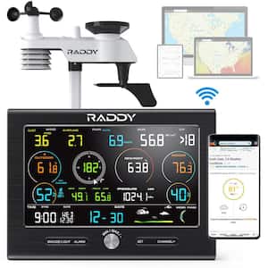 L7 LoRa Weather Station 1.9 Miles Long Range - Wireless Wi-Fi Indoor/Outdoor Weather Station, 7.2 in. Large Display