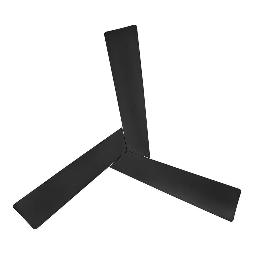 Easton 52" Gold and Matte Black Steel Ceiling Fan with Remote Control