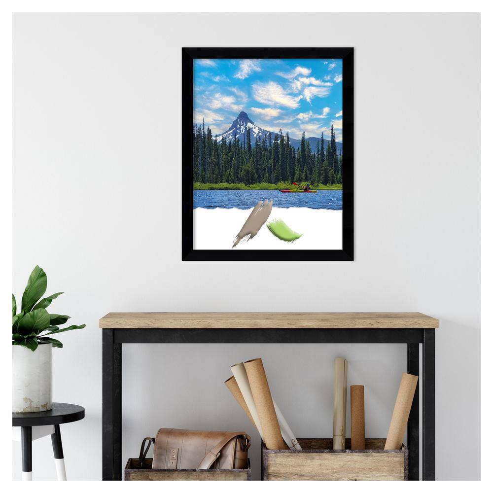 Black Matte Wood Picture Frame 22 x 28 Inches
