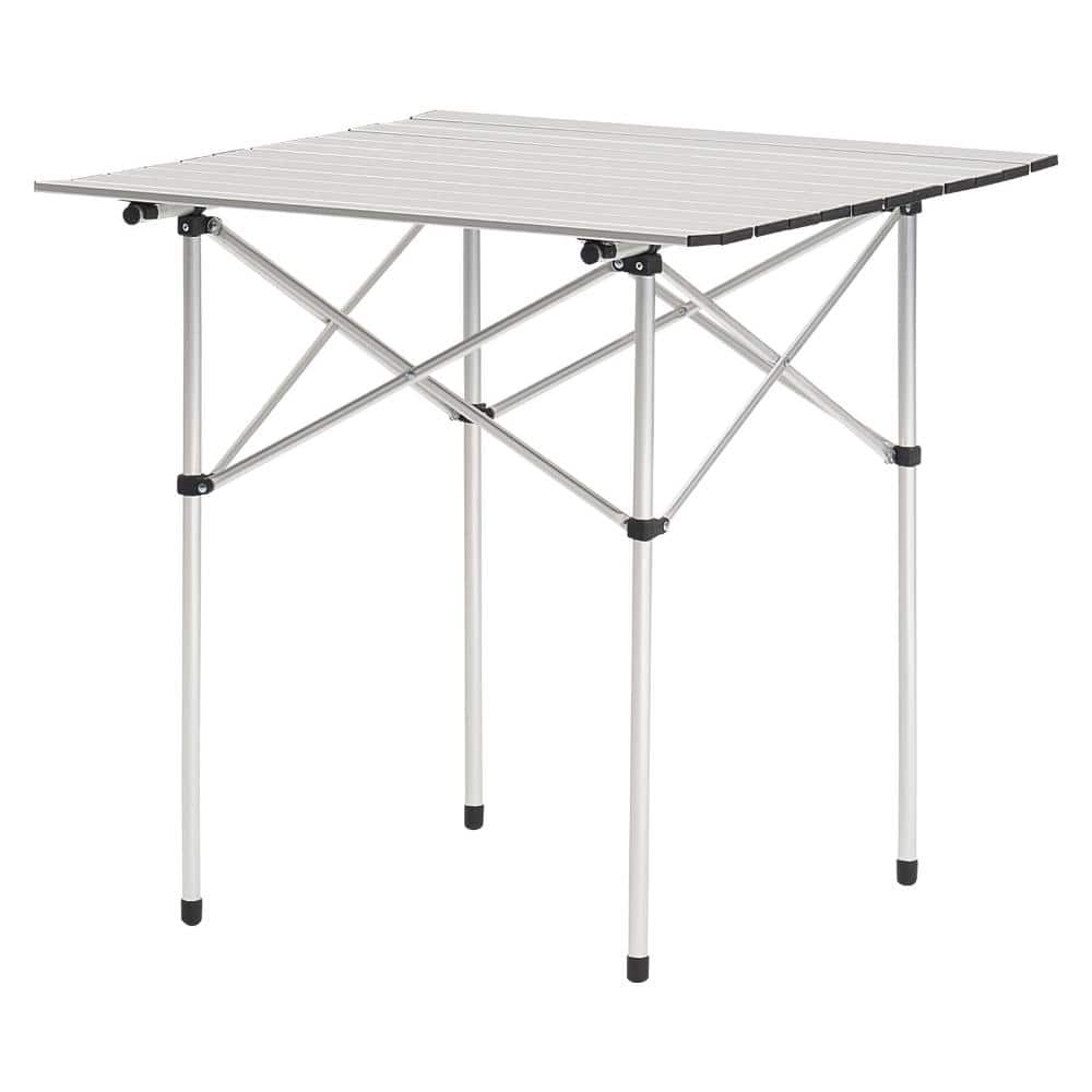 Folding Camping Table Portable Roll-Up Small Lightweight Aluminum Beach Side Table Compact