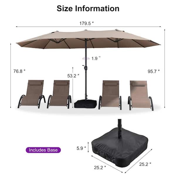 8 patio table umbrella Latitude Run Outdoor Furniture 8-Person Coated Heavy-Duty Picnic Table  with Umbrella Hole, Commercial-Grade Patio Dining Table & Reviews