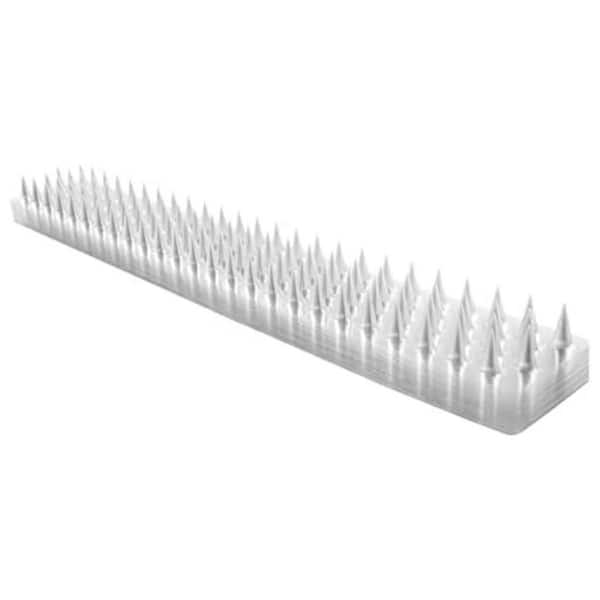 20-Pack Bird Spikes Plastic Bird Deterrent Spikes Bird Nest Preventer Keep Cats/Dogs Away Plastic Mats with Spikes