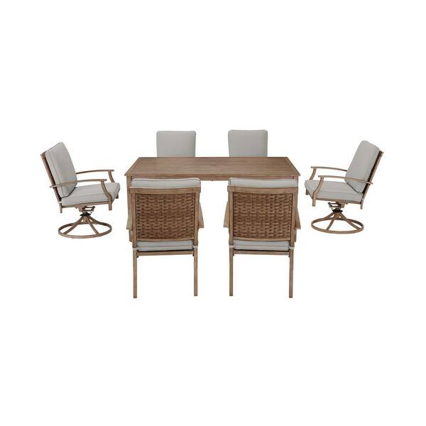 Geraldo 6 seater discount dining set with cushions