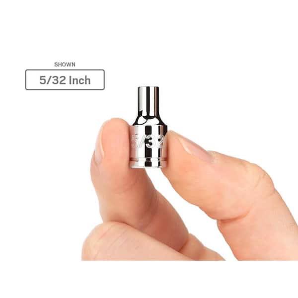 1/4 in. Drive x 11/32 in. 6-Point Socket