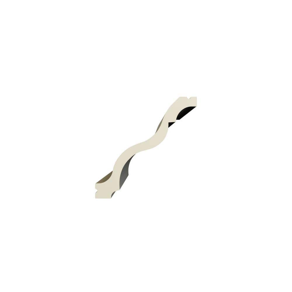Azriel 96 in. Unfinished Polyurethane Crown Moulding