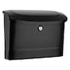 Architectural Mailboxes Princeton Black, Medium, Steel, Locking Wall ...