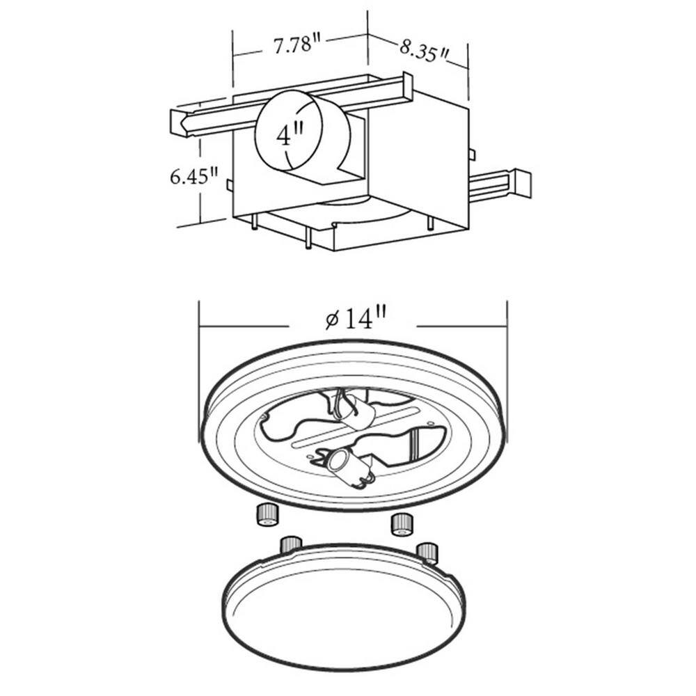 Brushed Nickel Frosted Glass Bathroom Exhaust Fan with Light
