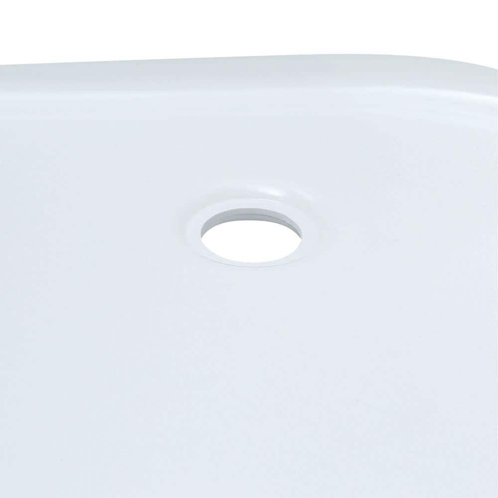 Accord 60'' White Vikrell Skirted Alcove Bathtub