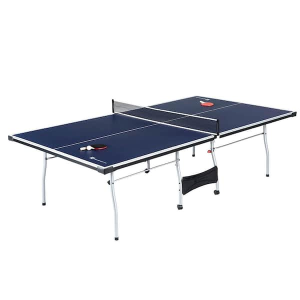 183*91*76cm Foldable Ping Pong Table Red 