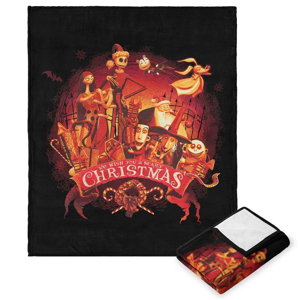 THE NORTHWEST GROUP Disney NBX Forever Haunted Multi Color Silk Touch Throw