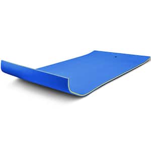 Rubber Dockie 18x6 ft Premium Foam Floating Water Mat Pad (Green & Orange)  