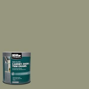 1 qt. #S380-5 Milkweed Pod Semi-Gloss Enamel Interior/Exterior Cabinet, Door & Trim Paint