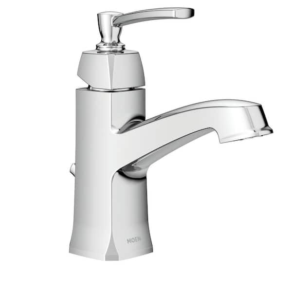 MOEN Conway Single Handle Single Hole Bathroom Faucet in Chrome