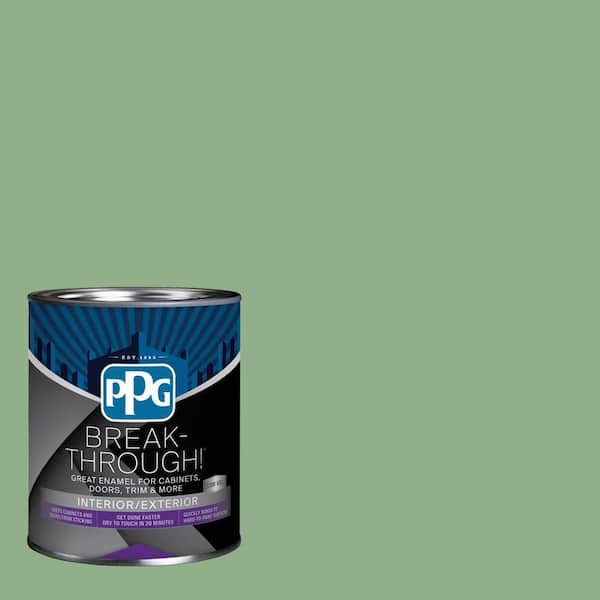 1 qt. PPG1130-5 Pear Cactus Semi-Gloss Door, Trim & Cabinet Paint