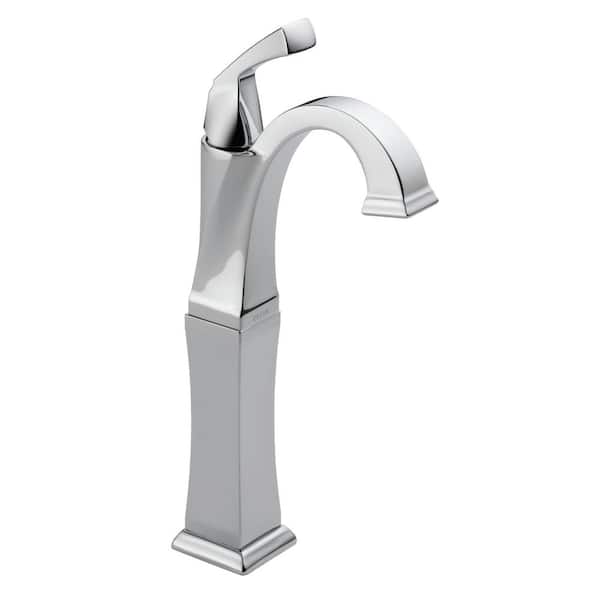 Delta Dryden Single Hole Single-Handle Vessel Bathroom Faucet in Chrome