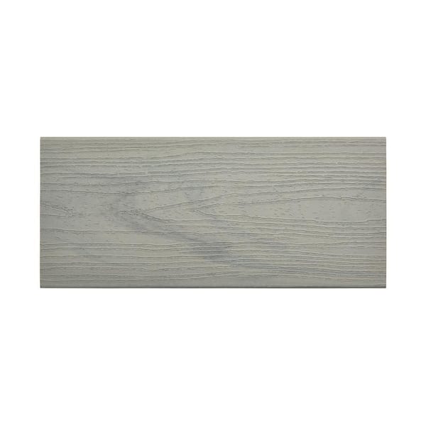 Transcend Lineage 1 in. x 8 in. 12 ft. Rainier (Grey) Composite Deck Fascia (Actual Size: 0.56 in. x 7-1/4 in. )