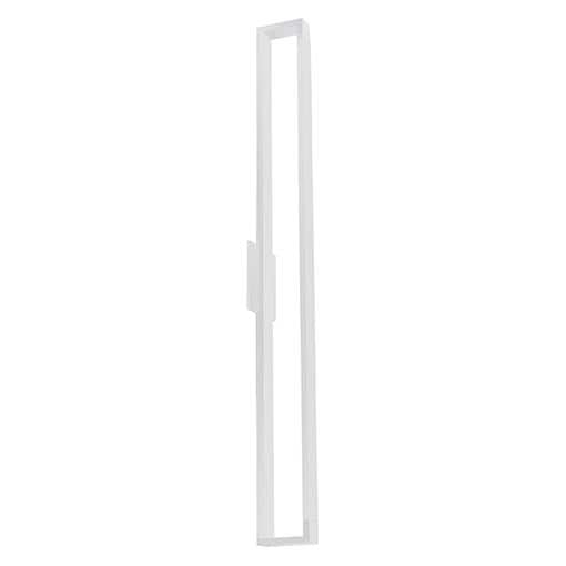 Swivel White Aluminum LED Wall Sconce with Opal Diffuser, 47.25"