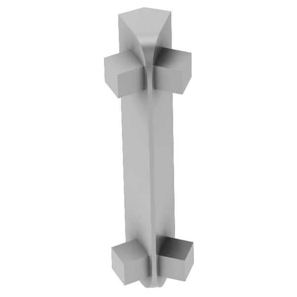 Schluter Rondec-CT Satin Anodized Aluminum 1/2 in. x 2-5/64 in. Metal 135 Degree Inside Corner