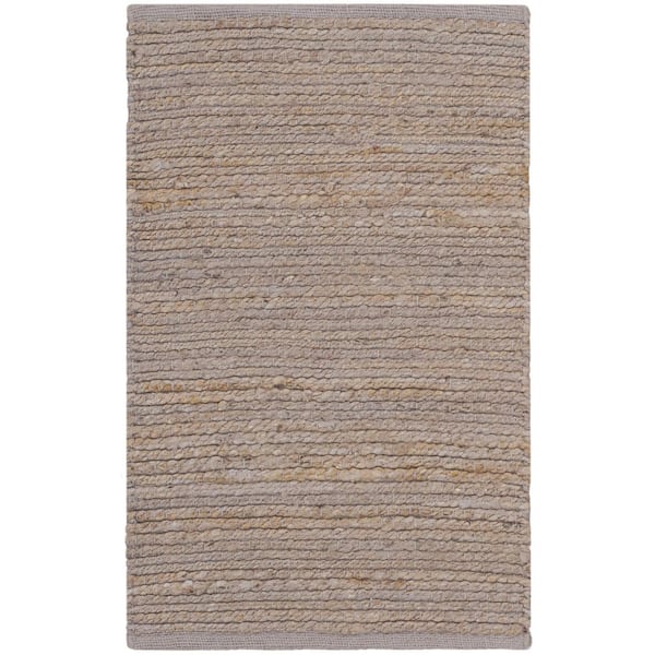 3 ft. x 4 ft. Ivory Abstract Washable Area Rug