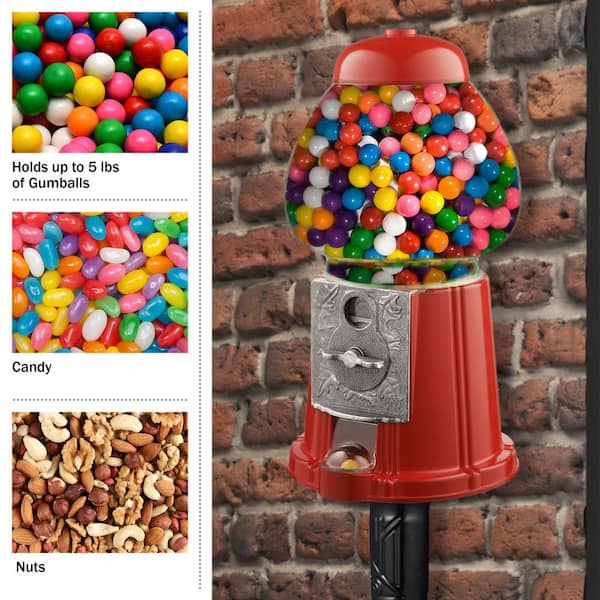 Vintage Handmade Wooden Gumball/ Candy Machine Nut Dispenser The Candy Man