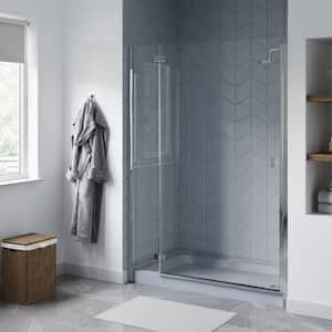 Voltaire 60 in. L x 32 in. W Alcove Shower Pan Base with Right-Hand Drain in Grey