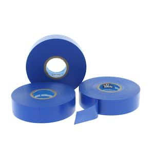 Wire Armour 3/4 in. x 66 ft. Premium Vinyl Tape, Blue (10-Pack)
