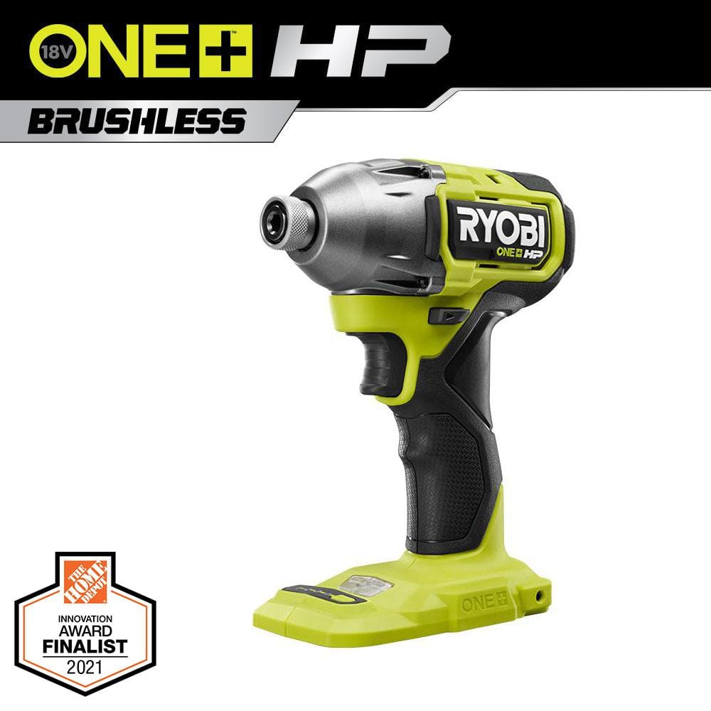 RYOBI ONE+ HP 18V Brushless Cordless 1/4 in. 4-Mode Impact Driver (Tool  Only) PBLID02B - The Home Depot