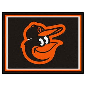 MLB - Baltimore Orioles Black 10 ft. x 8 ft. Indoor Rectangle Area Rug