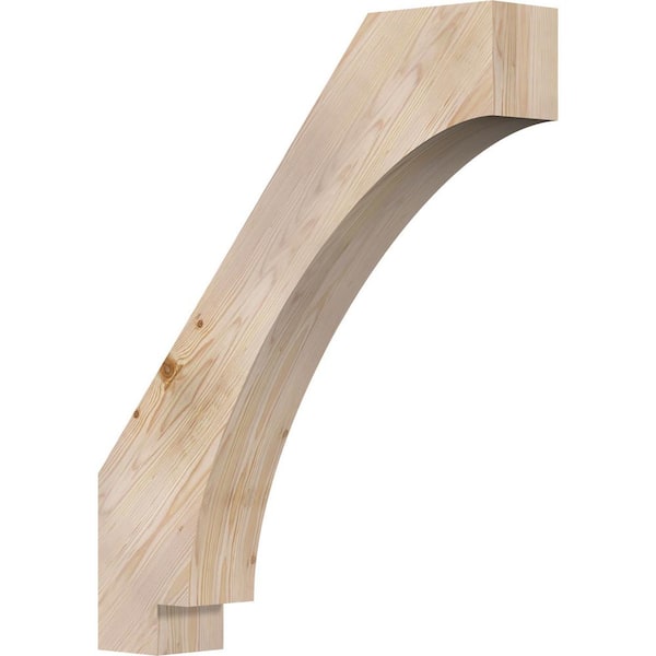 Ekena Millwork 5 1/2"W x 30"D x 36"H Imperial Smooth Knee Brace, Douglas Fir