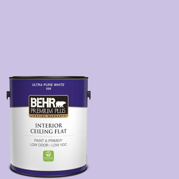 BEHR PREMIUM PLUS 1 gal. #P560-3 Party Hat Ceiling Flat Interior Paint