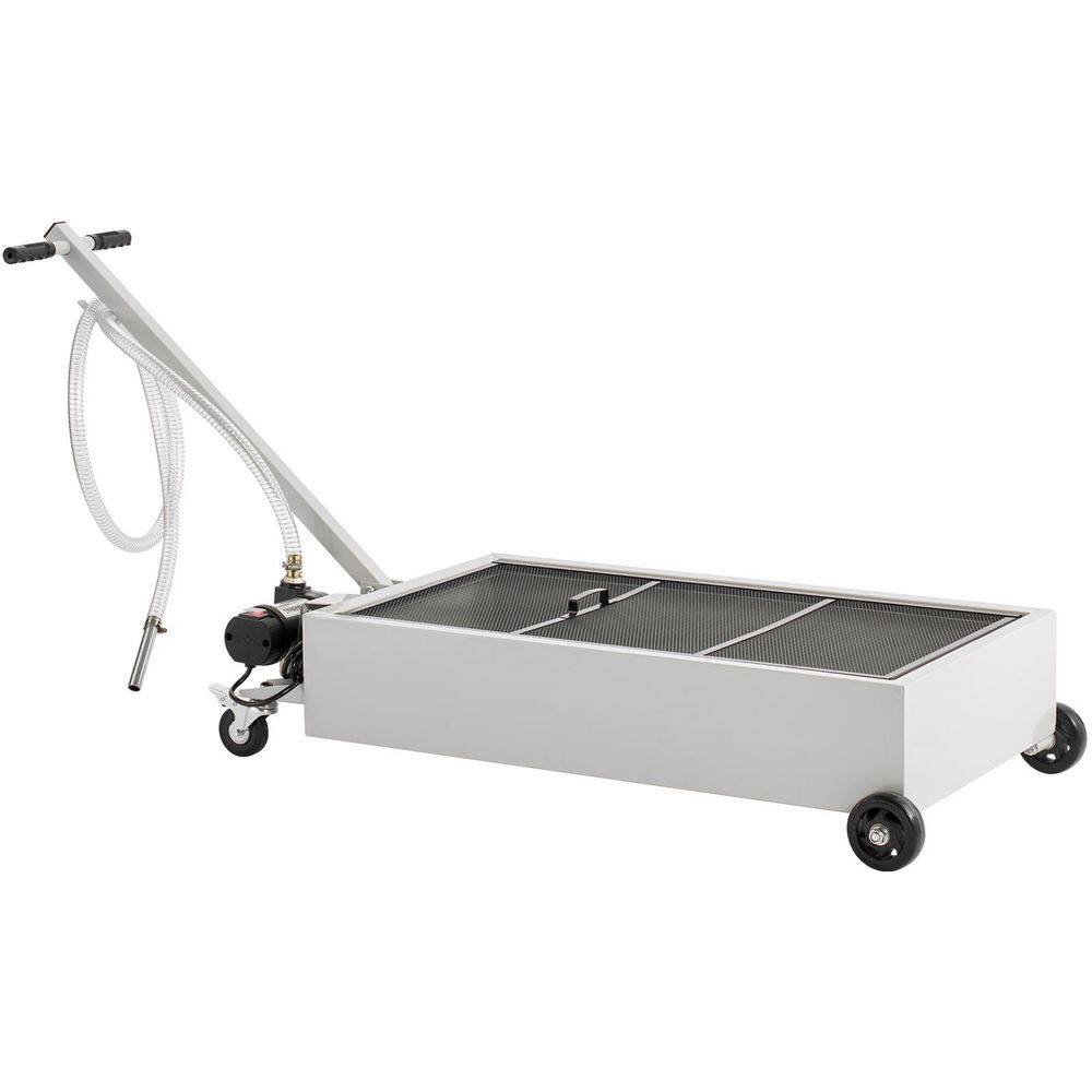 Low Profile Oil Drain Pan, 20 Gal. Capacity, White Rolling Oil Drain Pan with Electric Pump, Fit for Cars, SUVs, Trucks price history on PriceWatchPro