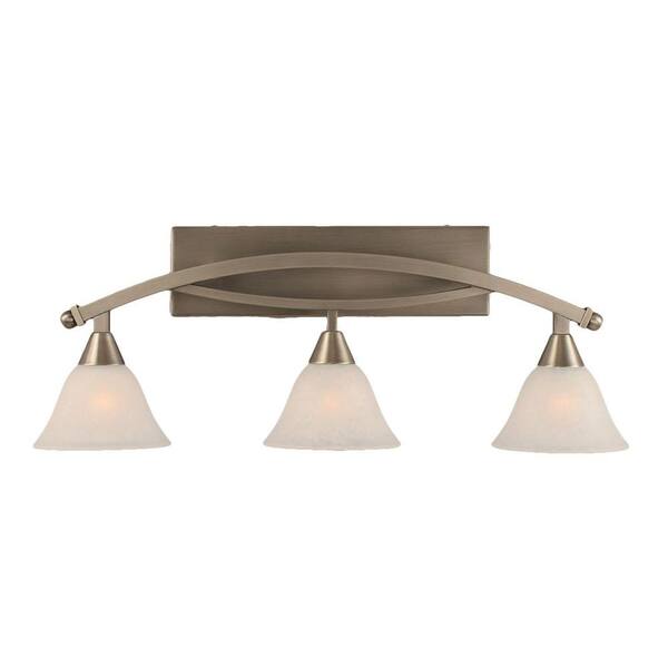 Filament Design Concord 3-Light Brushed Nickel Bath Vanity Light