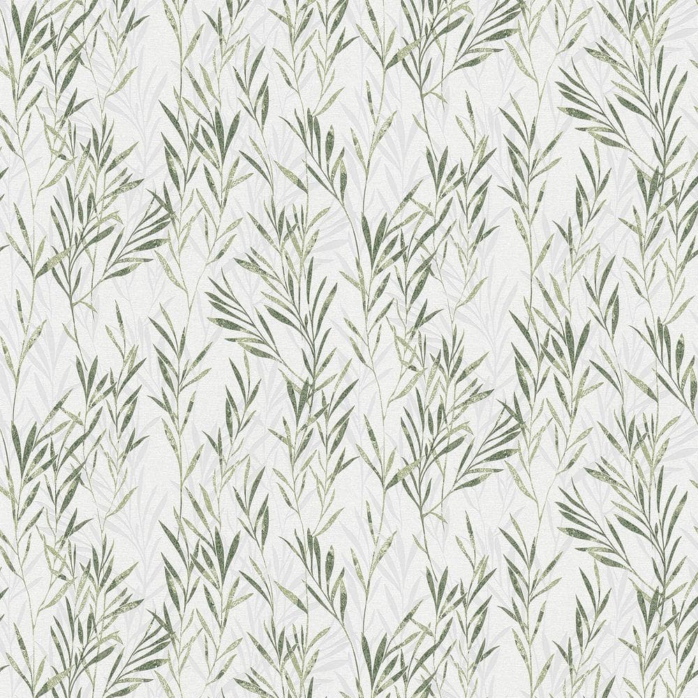 BoTanical Green Vinyl Peelable Roll (Covers 57.8 sq. ft.)