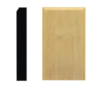 7/8 in. x 3-1/2 in. x 6 in. Maple Plinth Block Moulding