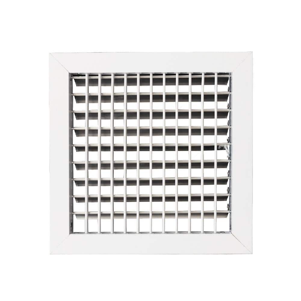 10 in. x 10 in. Aluminum Adjustable Wall Register in White price history on PriceWatchPro