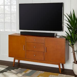 60 in. Acorn Composite TV Stand with 3 Drawer Fits TVs Up to 66 in. with Doors