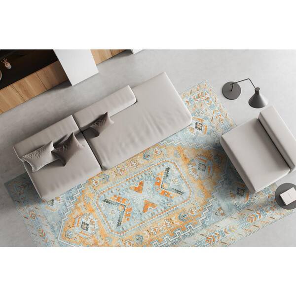 Estate Gray 8 ft. x 10 ft. Persian Indoor Area Rug