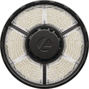 250-Watt Equivalent Contractor Select CPRB Integrated LED Black High Bay Light Fixture, Switchable CCT