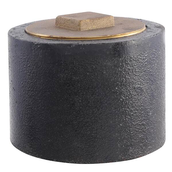 Unbranded 4 in. Cast Iron Ferrule with Brass Plug