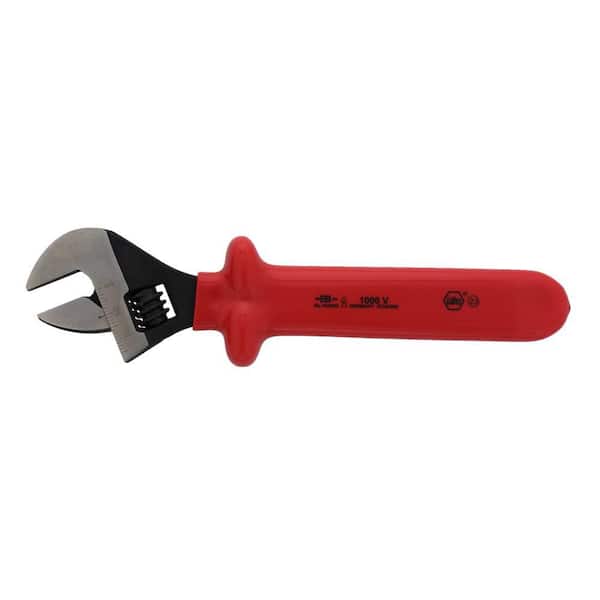 10 in. 1000-Volt Insulated Adjustable Wrench