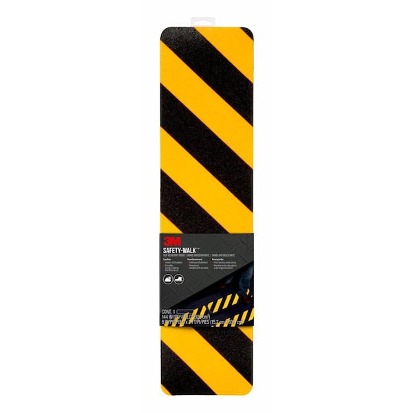 3M 6 in. x 2 ft. Safety Walk Slip Resistant Caution Tread