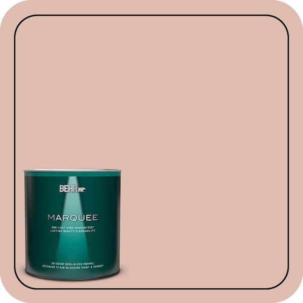 BEHR MARQUEE 1 qt. #MQ1-23 One to Remember One-Coat Hide Semi-Gloss Enamel Interior Paint & Primer