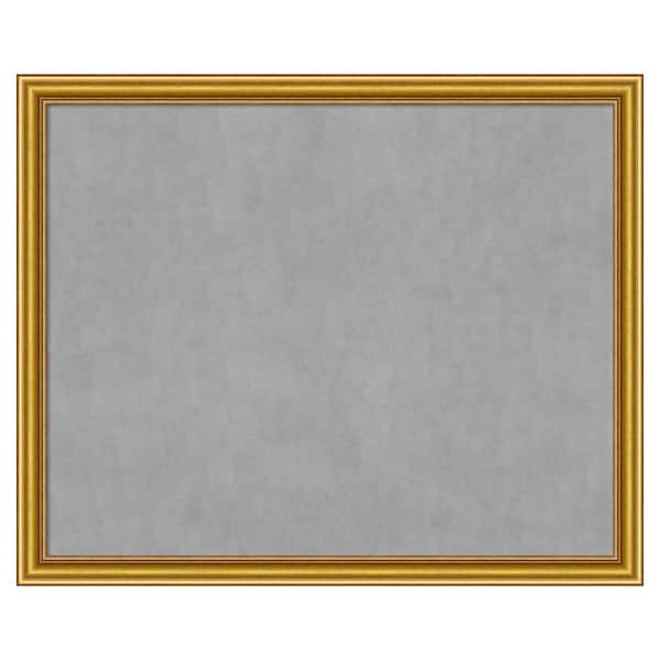 Amanti Art Townhouse Gold 44 in. x 36 in Framed Magnetic Board
