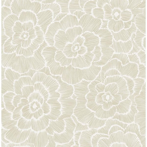 A-Street Prints Periwinkle Grey Stone Textured Floral Textured Non ...