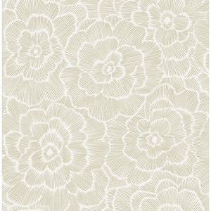 Periwinkle Grey Stone Floral Textured Non Woven Wallpaper Sample